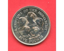 2002 - ISOLA DI GUERNSEY - LOTTO/M48553 - 5 STERLINE MONARCHI DEL XX° SECOLO 2002 - ISOLA DI GUERNSEY - LOTTO/M48553 - 5 STERLINE MONARCHI DEL XX° SECOLO