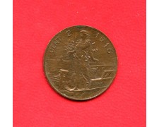 1916 - 2 CENTESIMI ITALIA SU PRORA - LOTTO/M32413