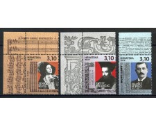2017 - CROAZIA - PERSONALITA' 3v. - NUOVI - LOTTO/33287