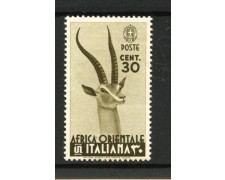 1938 - AFRICA ORIENTALE - LOTTO/24920 - 30c. PITTORICA - NUOVO 1938 - AFRICA ORIENTALE - LOTTO/24920 - 30c. PITTORICA - NUOVO