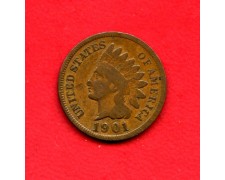 1901 - STATI UNITI - LOTTO/M48061 - 1 CENTESIMO INDIANO 1901 - STATI UNITI - LOTTO/M48061 - 1 CENTESIMO INDIANO
