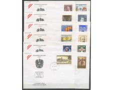1985 - AUSTRIA - LOTTO/39672 - 12 BUSTE PRIMO GIORNO DI EMISSIONE
