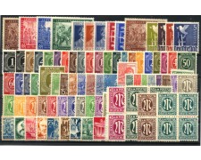1946/48 - GERMANIA OCCUPAZIONI - LOTTO/42965 - INSIEME DI 100 FRANCOBOLLI NUOVI E LINGUELLATI