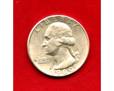 1960 - STATI UNITI - LOTTO/M48562 - QUARTO DI DOLLARO ARGENTO 1960 - STATI UNITI - LOTTO/M48562 - QUARTO DI DOLLARO ARGENTO