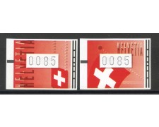 2005 - SVIZZERA - BANDIERE SVIZZERE 2v. - NUOVI - LOTTO/37460