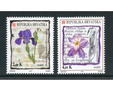 1994 - CROAZIA - FIORI 2v. - NUOVI - LOTTO/32626