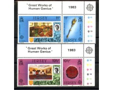 1983 - JERSEY - LOTTO/41350 - EUROPA 4v. - NUOVI
