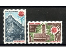 1978 - ANDORRA FRANCESE - LOTTO/41354 - EUROPA 2v. - NUOVI 1978 - ANDORRA FRANCESE - LOTTO/41354 - EUROPA 2v. - NUOVI