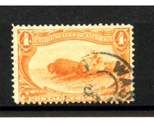 1898 - STATI UNITI - LOTTO/41545 - 4 CENT. TRANS MISSISSIPPI - USATO