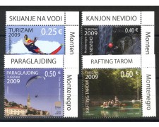 2009 - MONTENEGRO REPUBBLICA - TURISMO SPORT 4v. - NUOVI - LOTTO/34874 2009 - MONTENEGRO REPUBBLICA - TURISMO SPORT 4v. - NUOVI - LOTTO/34874