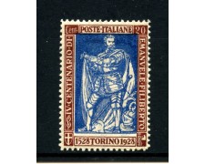 1928 - REGNO - LOTTO/43310 - 20 Cent. EMANULE FILIBERTO DENT. 13,5 - NUOVO T/L 1928 - REGNO - LOTTO/43310 - 20 Cent. EMANULE FILIBERTO DENT. 13,5 - NUOVO T/L