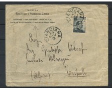 1912 - REGNO - LOTTO/41861 - BUSTA DA CIANCIANA A TRIPOLI - 1912 - REGNO - LOTTO/41861 - BUSTA DA CIANCIANA A TRIPOLI -
