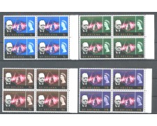 1966 - ST. HELENA - LOTTO/38931 - WINSTON CHURCHILL 4v. - QUARTINE NUOVI 1966 - ST. HELENA - LOTTO/38931 - WINSTON CHURCHILL 4v. - QUARTINE NUOVI