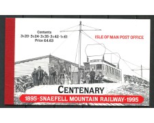 1995 - ISOLA DI MAN - FERROVIA DEL MONTE SNAEFELL - LIBRETTO NUOVI - LOTTO/36023