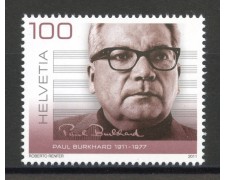 2011 - SVIZZERA - LOTTO/37785 - PAUL BURKHARD - NUOVO