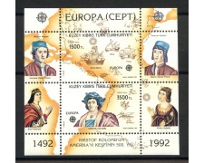 1992 - CIPRO TURCO - LOTTO/41084 - EUROPA FOGLIETTO NUOVO