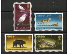 1971 - JERSEY - LOTTO/40883 - PROTEZIONE ANIMALI 4v. - NUOVi