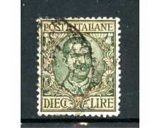 1910 - REGNO - LOTTO/43327 - 10 LIRE FLOREALE - USATO 1910 - REGNO - LOTTO/43327 - 10 LIRE FLOREALE - USATO