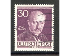 1952 - GERMANIA BERLINO - LOTTO/39925 - 30p.BERLINESI - PLANCK - USATO