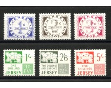 1969 - JERSEY - LOTTO/40886 - SEGNATASSE 6v. - NUOVi