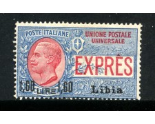 1922 - LIBIA - LOTTO/24976A - ESPRESSO 1,60 SU 30c. - LING. VARIETA'