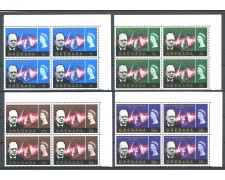 1966 - GRENADA - LOTTO/38908 - WINSTON CHURCHILL 4v. - QUARTINE NUOVI