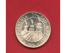 1974 - SAN MARINO - LOTTO/M48120 - 500 LIRE ARGENTO 1974 - SAN MARINO - LOTTO/M48120 - 500 LIRE ARGENTO