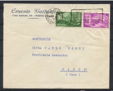 1948 - REPUBBLICA - LOTTO/48261 - 4 E 6 LIRE RISORGIMENTO SU BUSTA VIAGGIATA