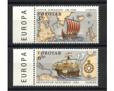 1992 - FAEROER - LOTTO/41098 - EUROPA 2v. - NUOVI
