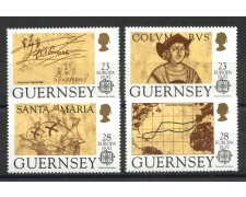 1992 - GUERNSEY - LOTTO/41099 - EUROPA 4v. - NUOVI