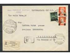 1945 - ITALIA LUOGOTENENZA - LOTTO/42640 - BUSTA RACC. DA VITERBO A VALLERANO 1945 - ITALIA LUOGOTENENZA - LOTTO/42640 - BUSTA RACC. DA VITERBO A VALLERANO