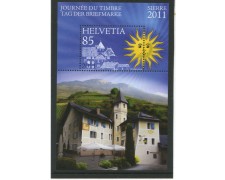 2011 - SVIZZERA - LOTTO/37794 - GIORNATA DEL FRANCOBOLLO  FOGLIETTO - NUOVO