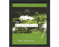 2007 - SLOVENIA - PIANTE ACQUATICHE  FOGLIETTO. - NUOVO - LOTTO/34358