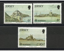 1978 - JERSEY - LOTTO/40894 - EUROPA MONUMENTI  3 v. - NUOVi