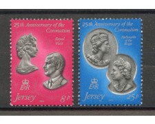 1978 - JERSEY - LOTTO/40897 -  INCORONAZIONE 2 v. - NUOVi