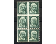 1961 - AUSTRALIA ANTARTICO - LOTTO/38951 - CINQUNTESIMO ANNIV. SPEDIZIONI - NUOVO BLOCCO DI SEI 1961 - AUSTRALIA ANTARTICO - LOTTO/38951 - CINQUNTESIMO ANNIV. SPEDIZIONI - NUOVO BLOCCO DI SEI