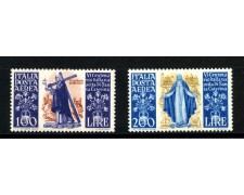 1948 - REPUBBLICA - LOTTO/38007 - POSTA AEREA S. CATERINA 2v. - T/L