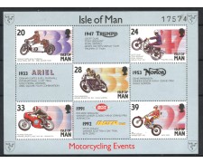 1993 - MAN - AVVENIMENTI MOTOCICLISTICI - FOGLIETTO NUOVO - LOTTO/36053