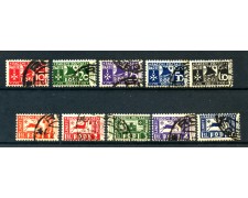 1934 - EGEO - PACCHI POSTALI USATI (PARTE RICEVUTA) - LOTTO/32473 1934 - EGEO - PACCHI POSTALI USATI (PARTE RICEVUTA) - LOTTO/32473