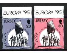 1995 - JERSEY - LOTTO/41122 - EUROPA 2v. - NUOVI