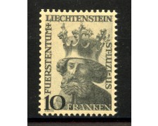 1946 - LIECHTENSTEIN - LOTTO/40912 - 10 FRANCHI S.LUCIO - NUOVO 1946 - LIECHTENSTEIN - LOTTO/40912 - 10 FRANCHI S.LUCIO - NUOVO