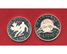 1988 - SAN MARINO - LOTTO/48279 - OLIMPIADI DI SEOUL 500/1000 LIRE ARGENTO 1988 - SAN MARINO - LOTTO/48279 - OLIMPIADI DI SEOUL 500/1000 LIRE ARGENTO