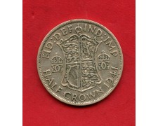 1941 - GRAN BRETAGNA - LOTTO/M48137 - 1/2 COR0NA ARGENTO GIORGIO VI°