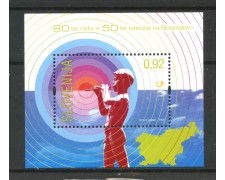 2008 - SLOVENIA - RADIO E TELEVISIONE FOGLIETTO - NUOVO - LOTTO/34385