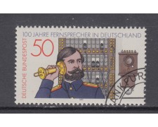 1977 - GERMANIA FEDERALE - CENTENARIO DEL TELEFONO - USATO - LOTTO/31447U 1977 - GERMANIA FEDERALE - CENTENARIO DEL TELEFONO - USATO - LOTTO/31447U