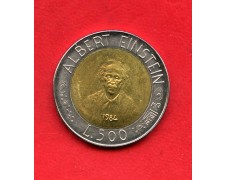 1984 - SAN MARINO - LOTTO/M48143 - 500 LIRE BICOLORE A. EINSTEIN 1984 - SAN MARINO - LOTTO/M48143 - 500 LIRE BICOLORE A. EINSTEIN