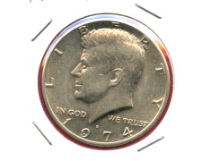 1974D - STATI UNITI - LOTTO/M48284 - 1/2 DOLLARO KENNEDY