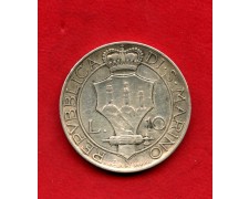 1932 - SAN MARINO - LOTTO/M48288 - 10 LIRE ARGENTO LIBERTAS 1932 - SAN MARINO - LOTTO/M48288 - 10 LIRE ARGENTO LIBERTAS