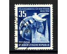 1952 - GERMANIA DDR - 35p. CONGRESSO POPOLI DI PACE - USATO - LOTTO/36082 1952 - GERMANIA DDR - 35p. CONGRESSO POPOLI DI PACE - USATO - LOTTO/36082