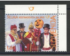 2009 - SLOVENIA - FOLCLORE CARNEVALE - NUOVO - LOTTO/34398